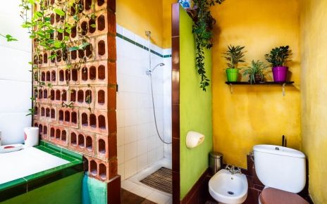 Bathroom with walk-in shower